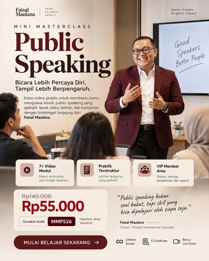 Mini Masterclass: Public Speaking