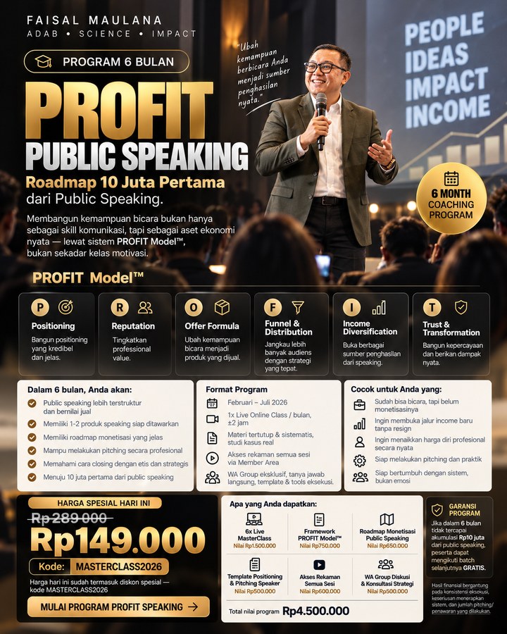 MasterClass: Profit Public Speaking